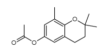 6-acetoxy-2,2,8-trimethylchromane Structure