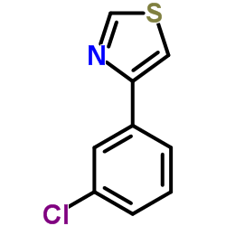 4-(3-Chlorophenyl)-1,3-thiazole Structure