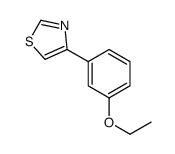Thiazole, 4-(3-ethoxyphenyl)- (9CI) Structure