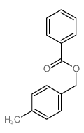 (4-methylphenyl)methyl benzoate structure