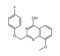 4(1H)-Quinazolinone,2-[(4-fluorophenoxy)methyl]-8-methoxy- (9CI) structure