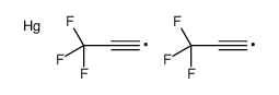 bis(3,3,3-trifluoroprop-1-ynyl)mercury Structure