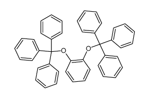 1,2-bis-trityloxy-benzene Structure