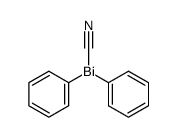 Diphenylcyanbismutan Structure