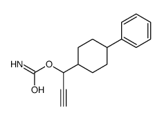 1-(4-phenylcyclohexyl)prop-2-ynyl carbamate Structure