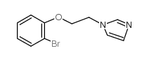 1-[2-(2-bromophenoxy)ethyl]imidazole结构式