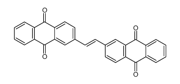 2,2'-(ethene-1,2-diyl)bis(anthracene-9,10-dione)结构式