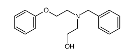 2-[benzyl(2-phenoxyethyl)amino]-1-ethanol Structure