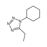 1-cyclohexyl-5-ethyltetrazole结构式