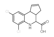 6,8-dichloro-3a,4,5,9b-tetrahydro-3H-cyclopenta[c]quinoline-4-carboxylic acid picture