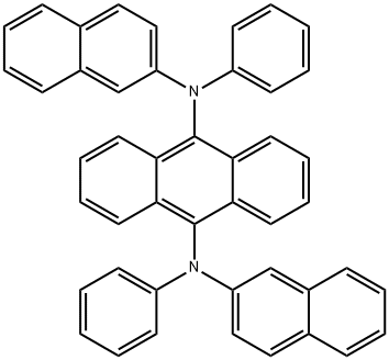 9,10-Bis[N-(2-naphthyl)anilino]anthracene Structure