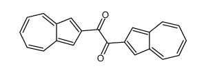 di(2-azulenyl)ethanedione Structure