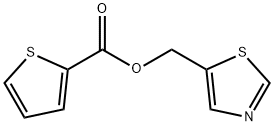 1,3-thiazol-5-ylmethyl 2-thiophenecarboxylate结构式