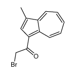 2-bromo-1-(3-methylazulen-1-yl)ethanone结构式