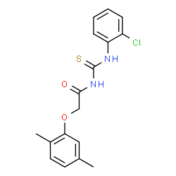 N-{[(2-chlorophenyl)amino]carbonothioyl}-2-(2,5-dimethylphenoxy)acetamide picture