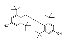 3,5-ditert-butyl-4-[(2,6-ditert-butyl-4-hydroxyphenyl)methyl]phenol Structure
