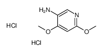 4,6-DIMETHOXY-PYRIDIN-3-YLAMINE DIHYDROCHLORIDE structure