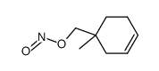 (1-methylcyclohex-3-en-1-yl)methyl nitrite Structure