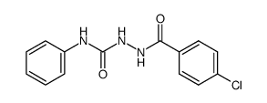 1-(4-chloro-benzoyl)-4-phenyl-semicarbazide结构式