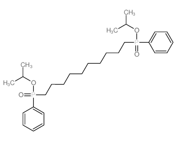 1,10-bis(phenyl-propan-2-yloxy-phosphoryl)decane结构式