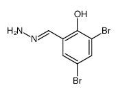 (3,5-dibromo-2-hydroxyphenyl)methylene-hydrazone Structure