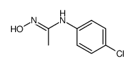 N-(p-Chlorphenyl)-acetamidoxim结构式