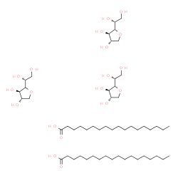Sorbitan, octadecanoate (2:3)结构式