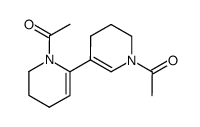 1,1'-Diacetyl-1,1',4,4',5,5',6,6'-octahydro-2,3'-bipyridine结构式