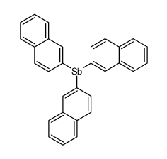 tri(2-naphthyl)stibine结构式