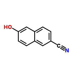 6-Hydroxy-2-naphthonitrile Structure