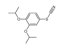 1,2-Diisopropoxy-4-thiocyanatobenzol结构式
