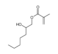 Methacrylic acid (2-hydroxyheptyl) ester结构式