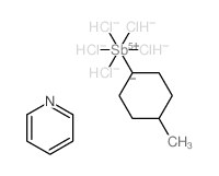 [pyridinium][p-MeC6H4SbCl5]结构式