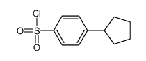 4-cyclopentylbenzenesulfonyl chloride结构式