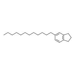 5-Dodecyl-2,3-dihydro-1H-indene structure