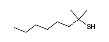 2-methyl-2-octanethiol结构式