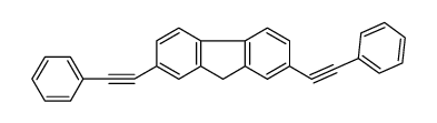 2,7-bis(2-phenylethynyl)-9H-fluorene结构式