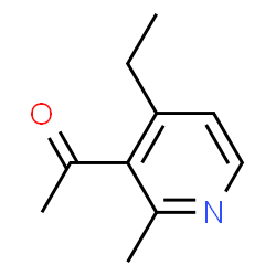 Ethanone, 1-(4-ethyl-2-methyl-3-pyridinyl)- (9CI) structure