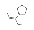 1-pent-2-en-3-ylpyrrolidine Structure