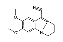 6,7-dimethoxy-2,3-dihydro-1H-pyrrolo[1,2-a]indole-4-carbonitrile Structure