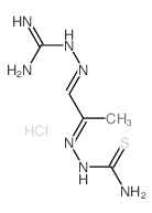 [[(1Z)-1-(diaminomethylidenehydrazinylidene)propan-2-ylidene]amino]thiourea Structure