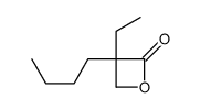 3-butyl-3-ethyloxetan-2-one Structure