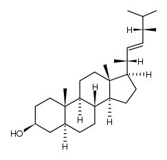 (22E,24S)-24-methylcholest-22-en-3β-ol Structure