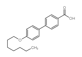 4-(4-heptoxyphenyl)benzoic acid Structure