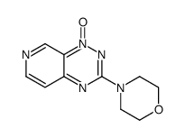4-(1-oxidopyrido[4,3-e][1,2,4]triazin-1-ium-3-yl)morpholine结构式