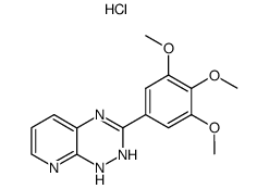 3-(3,4,5-Trimethoxy-phenyl)-1,2-dihydro-pyrido[3,2-e][1,2,4]triazine; hydrochloride Structure