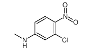 3-chloro-N-methyl-4-nitroaniline结构式