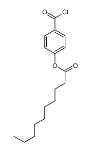 (4-carbonochloridoylphenyl) decanoate结构式
