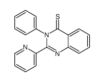 3-phenyl-2-pyridin-2-ylquinazoline-4-thione结构式