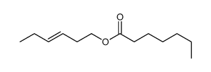 (Z)-3-hexen-1-yl heptanoate结构式